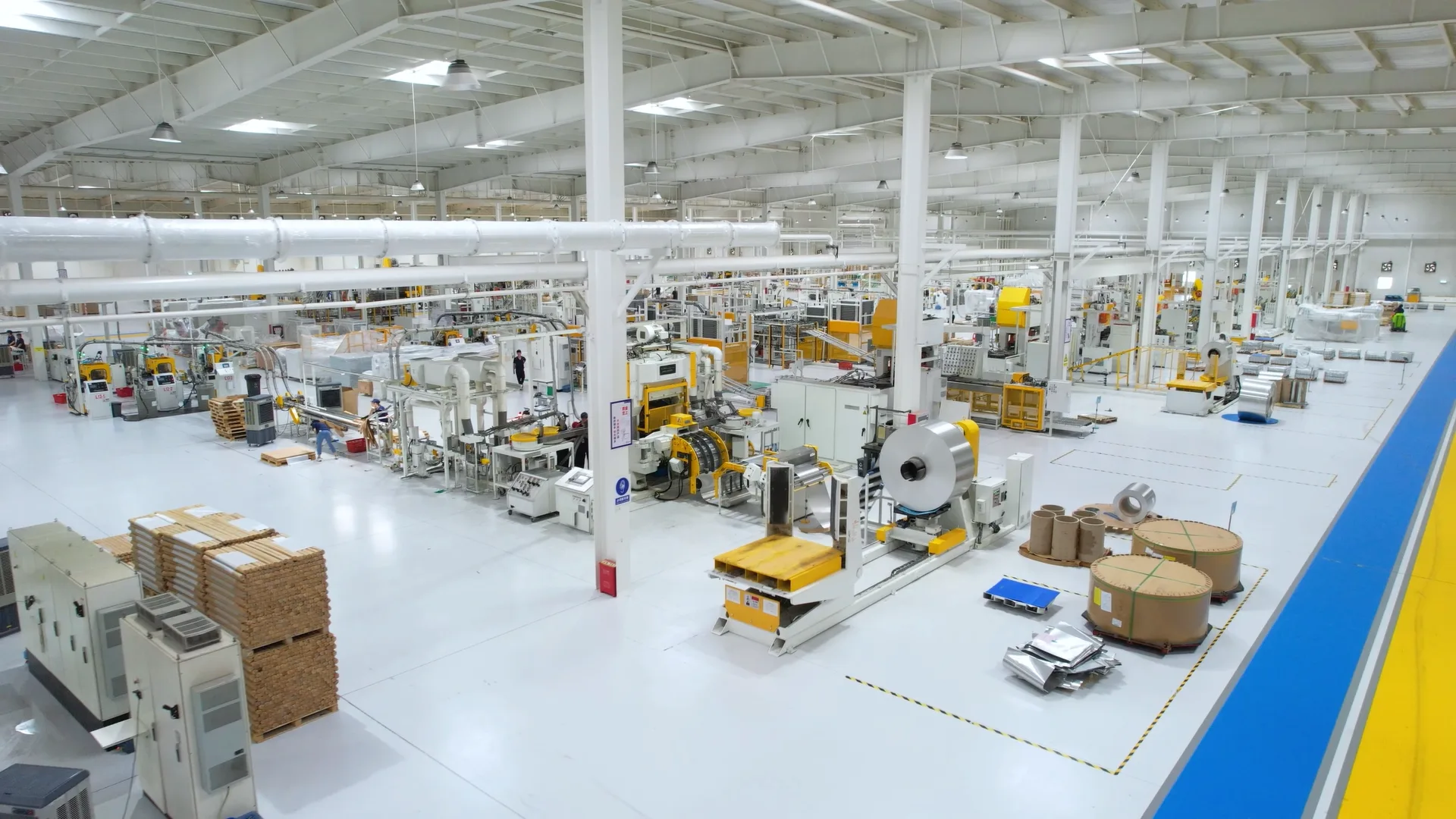 Production lines on the George Group factory floor in Foshan