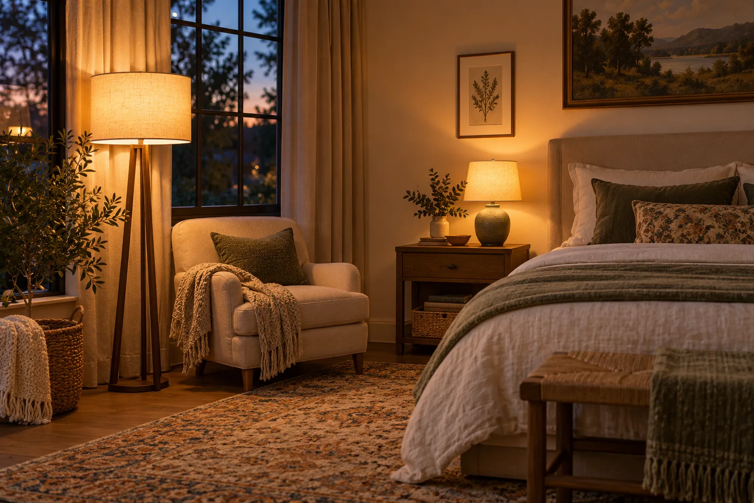 Floor and table lamps