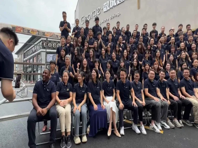 The George Group team outside the Foshan headquarters