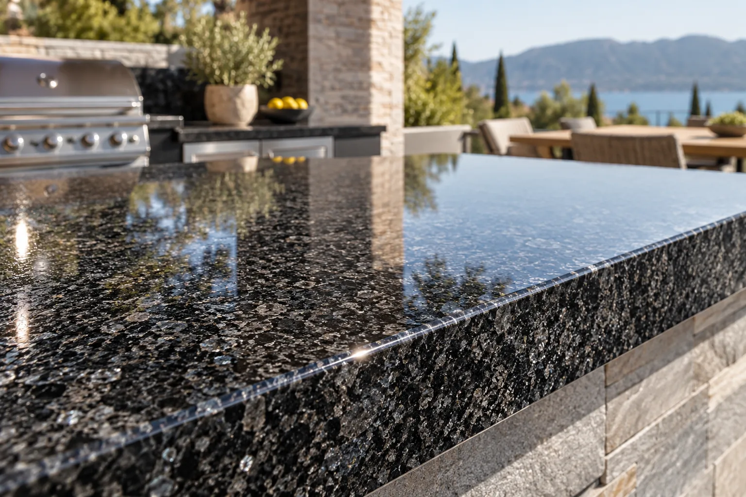 Granite slabs