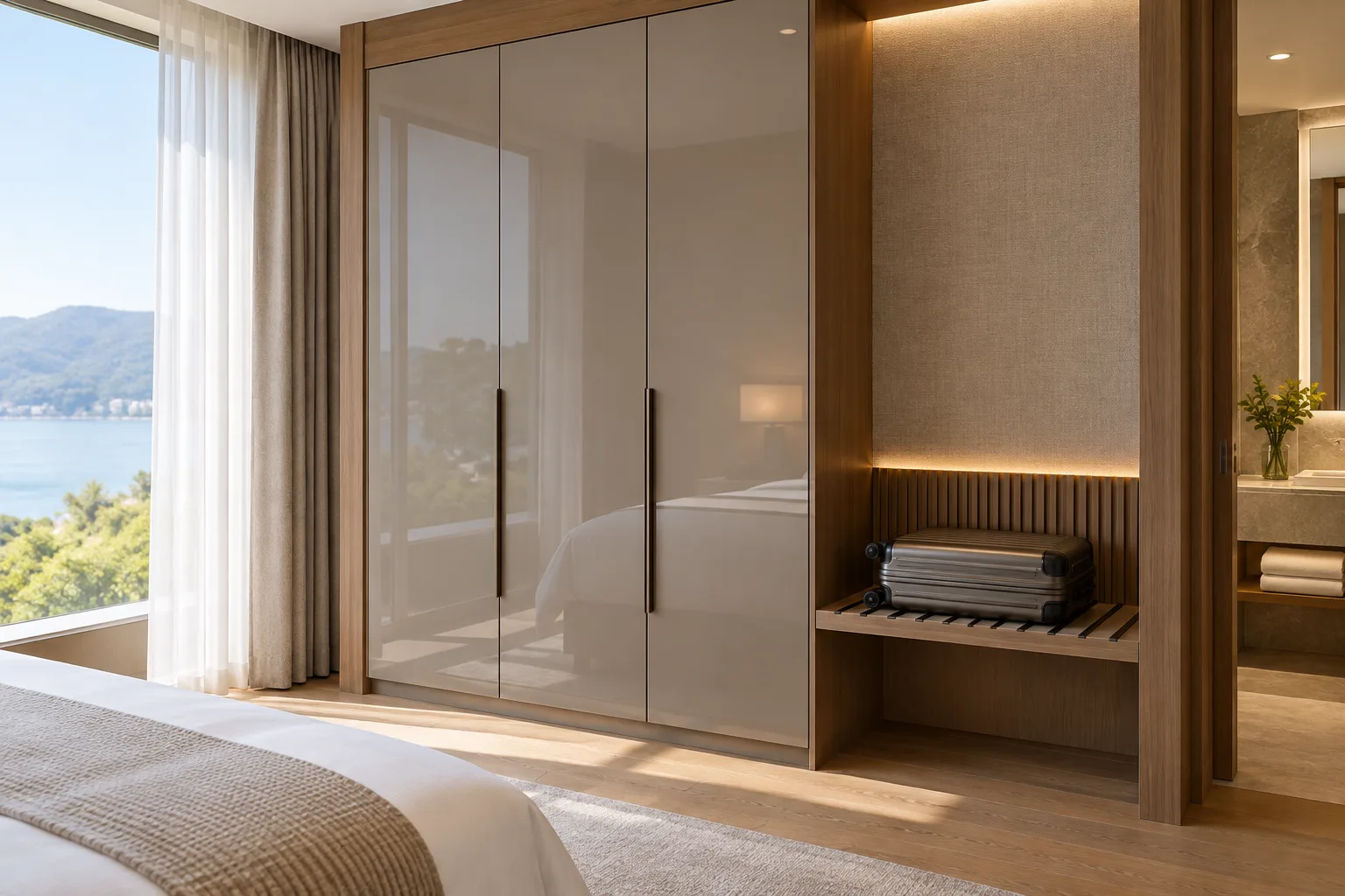 Hotel and serviced apartments