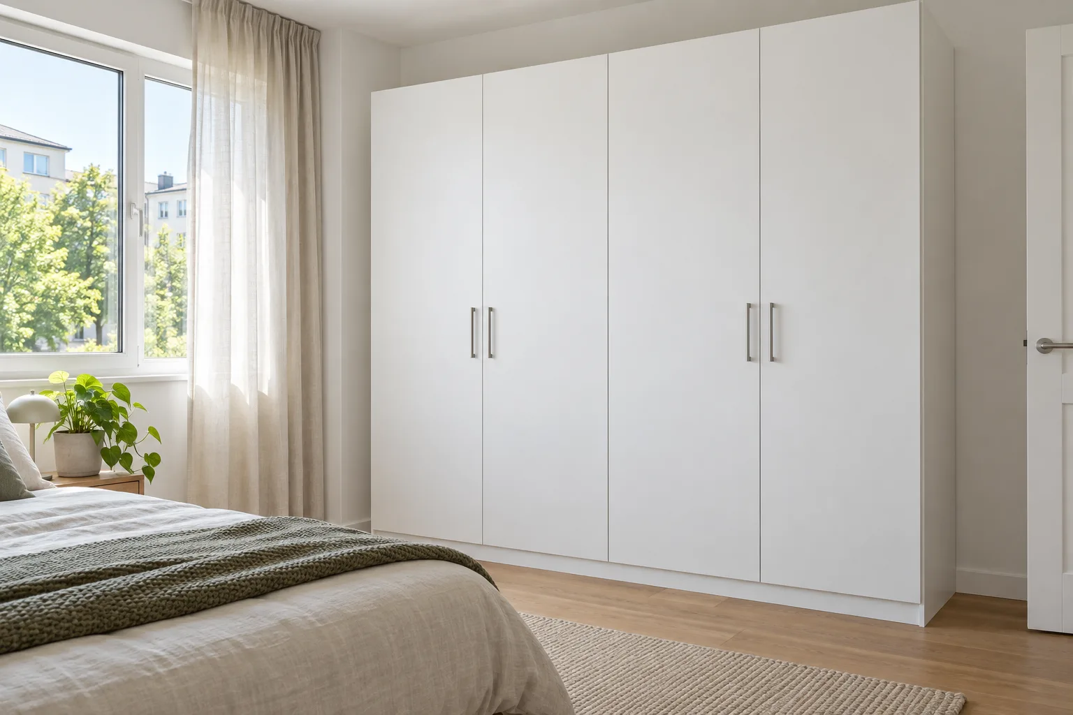 Melamine wardrobe
